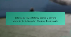 Defensa de Pilas: Defensa contra la carrera, Movimiento del jugador, Técnicas de alineación